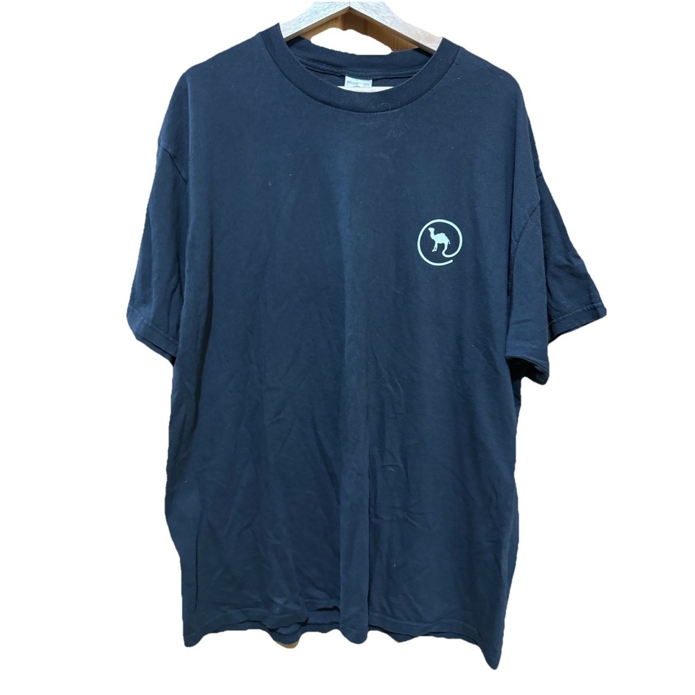 Vintage 1997 Camel Cigarettes Black‎ T-Shirt Camel Delta Where It's @ Size Large